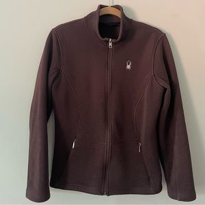Spyder Women’s Brown Endure Full Zip Jacket • Size XL